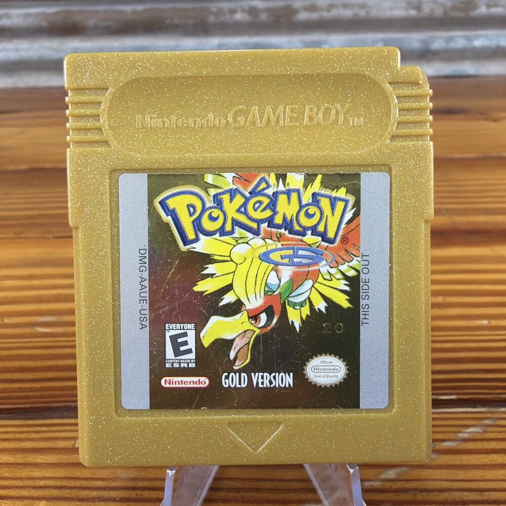 Pokémon: Gold Version Game Boy Color 2000 (Authentic Tested Cartridge ONLY)